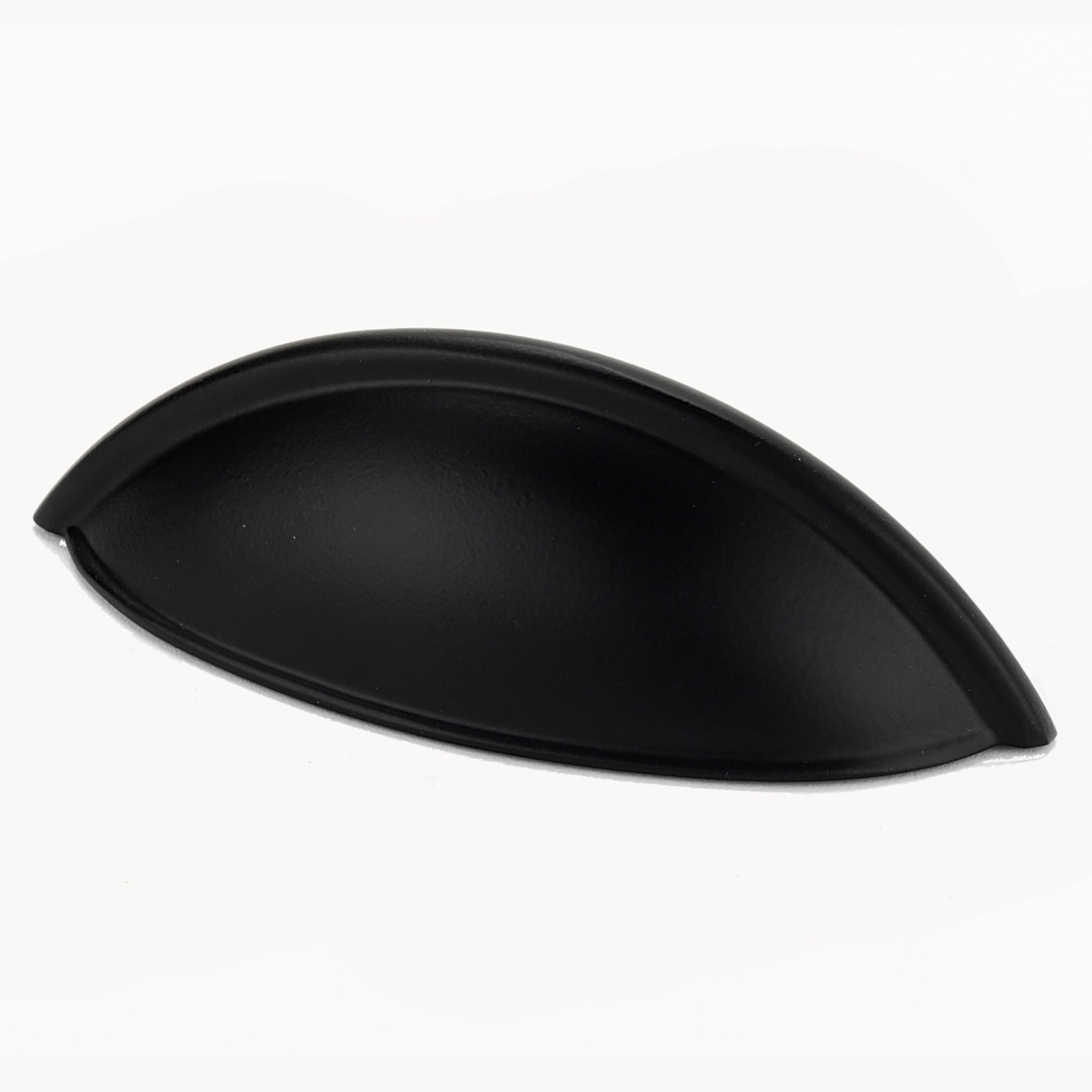 Alno A1355-MB 3-1/2" Cabinet Cup Pull Matte Black