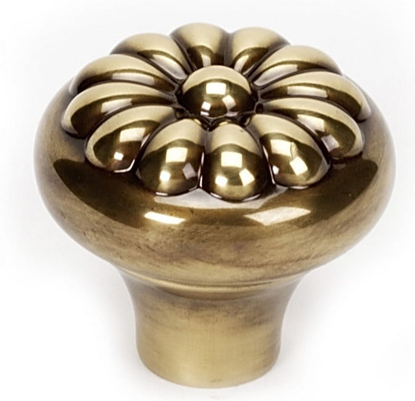 Alno A1451-PA Bella 1-1/4" Cabinet Knob Polished Antique