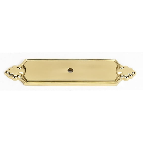 Alno A1454-PB Bella Cabinet Backplate Polished Brass