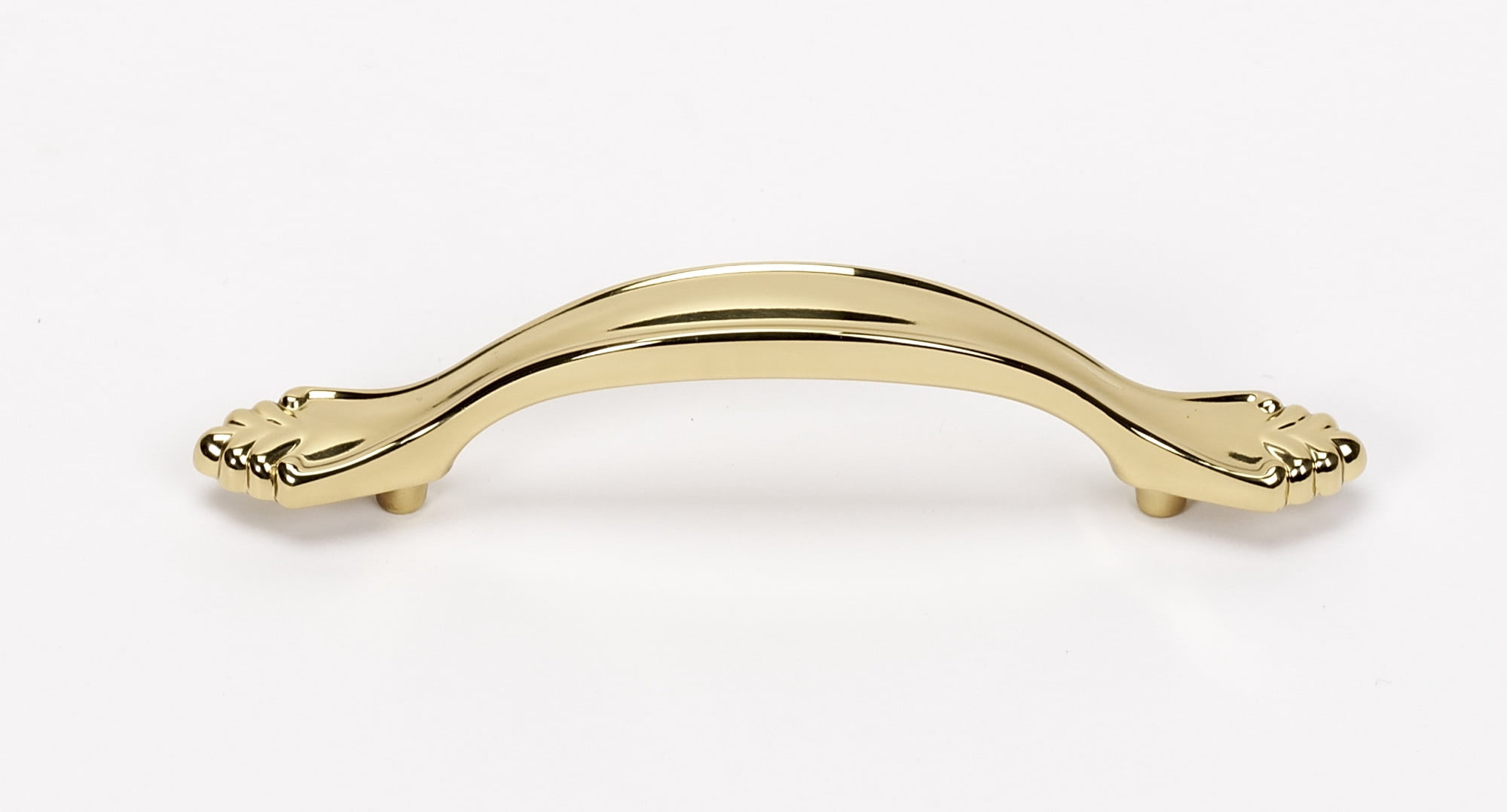 Bella 3 1/2" Center Arch Pull, Polished Brass