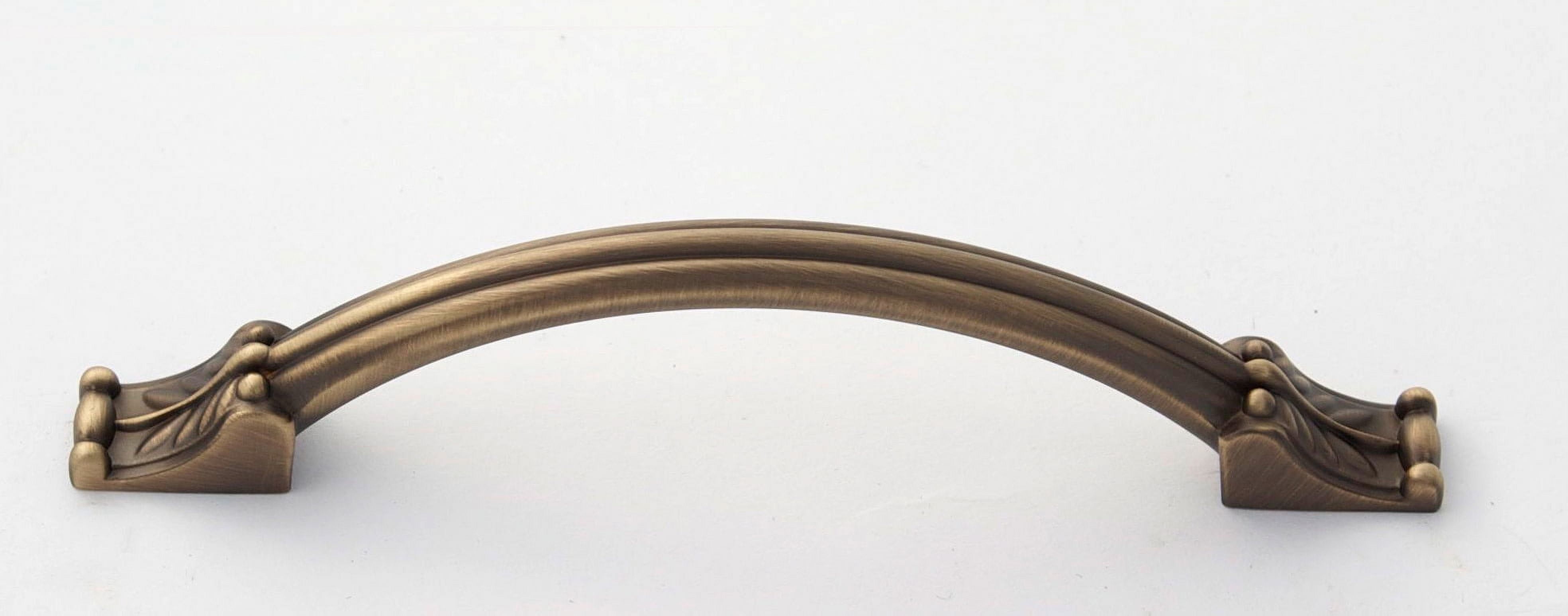 Fiore 4" Center Arch Pull, Antique English Matte