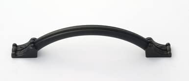 Alno A1476-4-PB/NL Fiore 4" Center To Center Handle Cabinet Pull - Brass