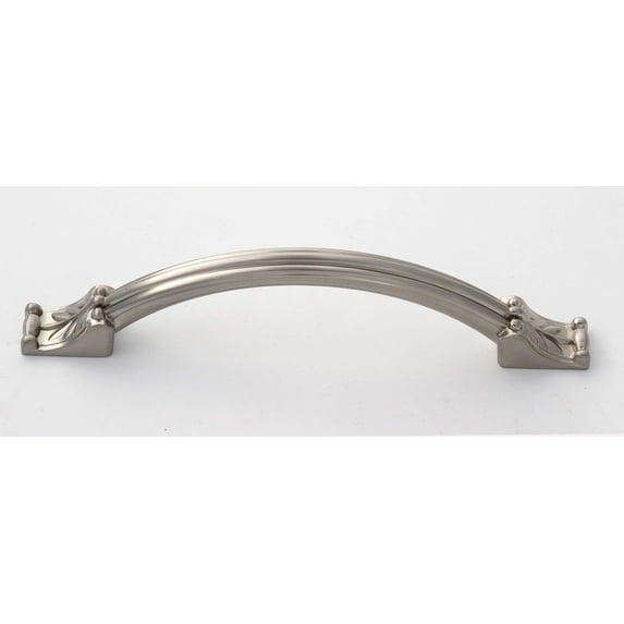 Alno A1476-4-SN Fiore Traditional Pulls, Satin Nickel