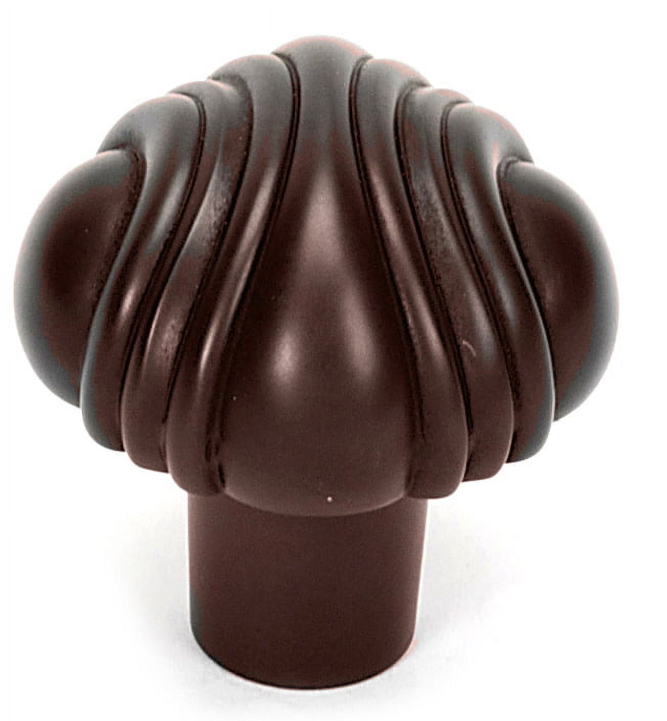 Venetian Novelty Knob, Chocolate Bronze, 1.38" H x 1.5" W x 0.5" D