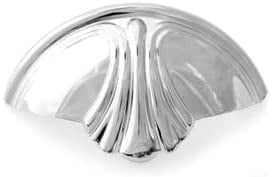 Alno A1509-PB/NL Venetian 3" Center To Center Shell Cup Decorative Cabinet Pull - Brass