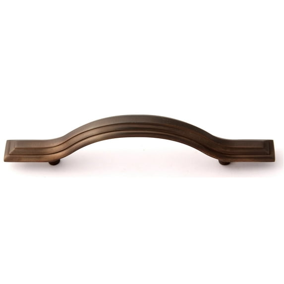 Alno A1515-35-CHBRZ Geometric 3-1/2" Cabinet Pull Chocolate Bronze