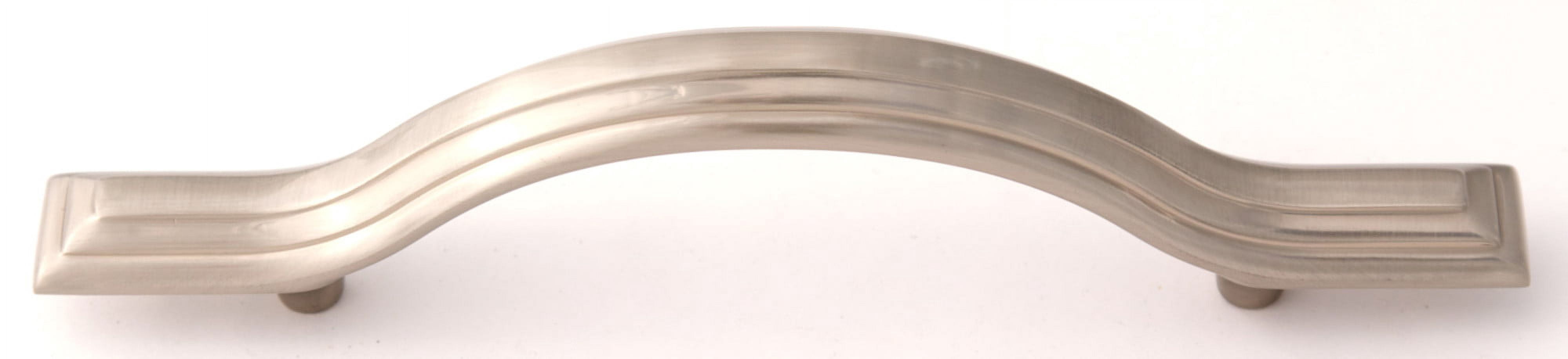 Geometric 3 1/2" Center Arch Pull, Satin Nickel