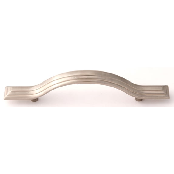 Geometric 3 1/2" Center Arch Pull, Satin Nickel