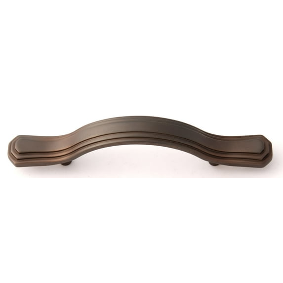 Alno A1517-35-CHBRZ Geometric 3-1/2" Cabinet Pull Chocolate Bronze