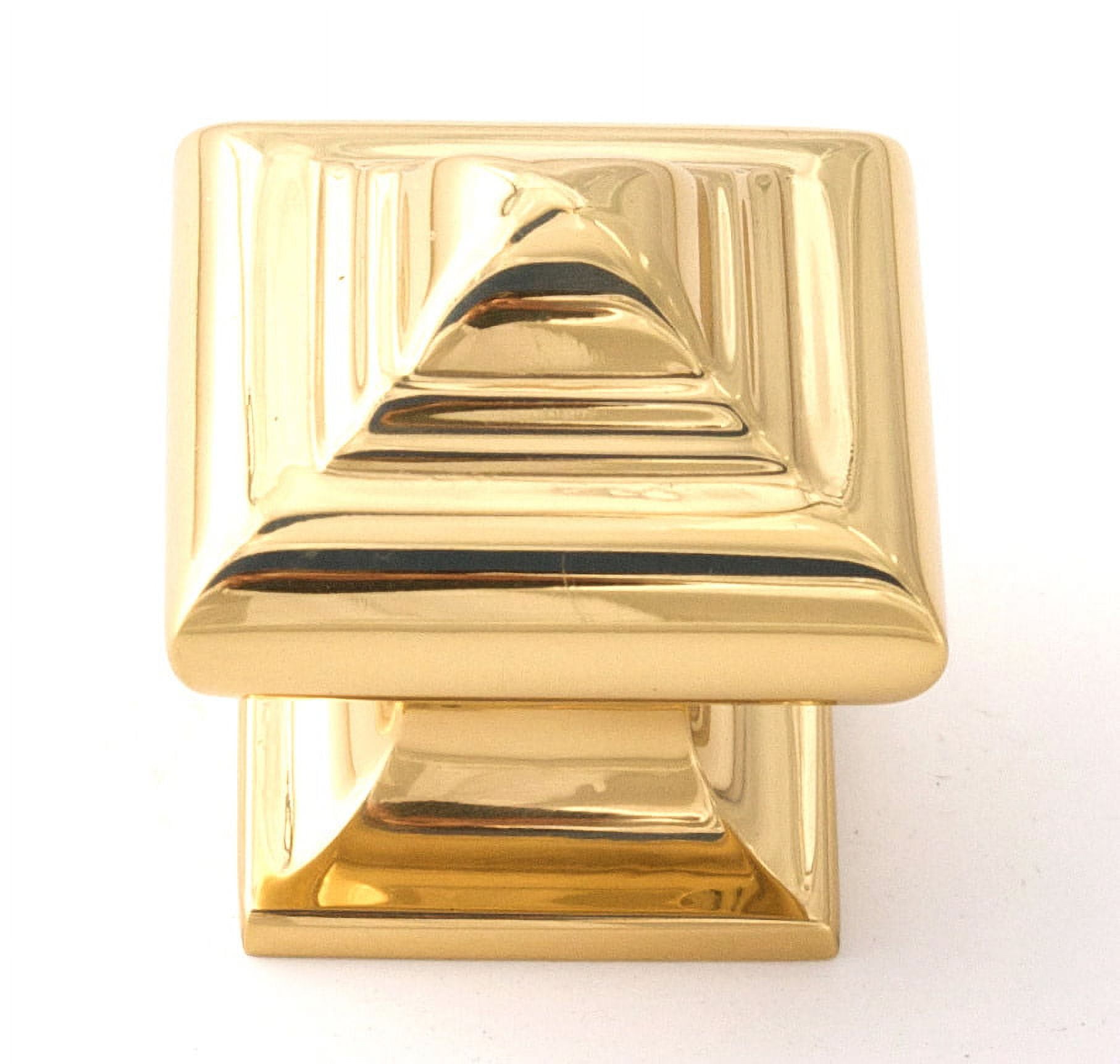 Alno Cabinet Knob 1-1/4" - Polished Brass