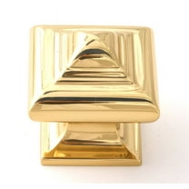 Alno Cabinet Knob 1-1/4" - Polished Brass