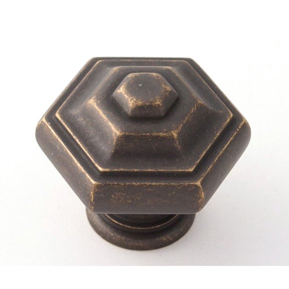Alno A1530-BARC Geometric 1-1/4" Cabinet Knob Barcelona