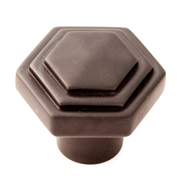 Alno A1535-CHBRZ Geometric 1-1/4" Cabinet Knob Chocolate Bronze