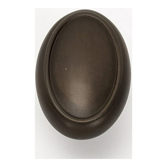 Alno A1560-CHBRZ Classic Traditional Cabinet Oval Knob Chocolate Bronze