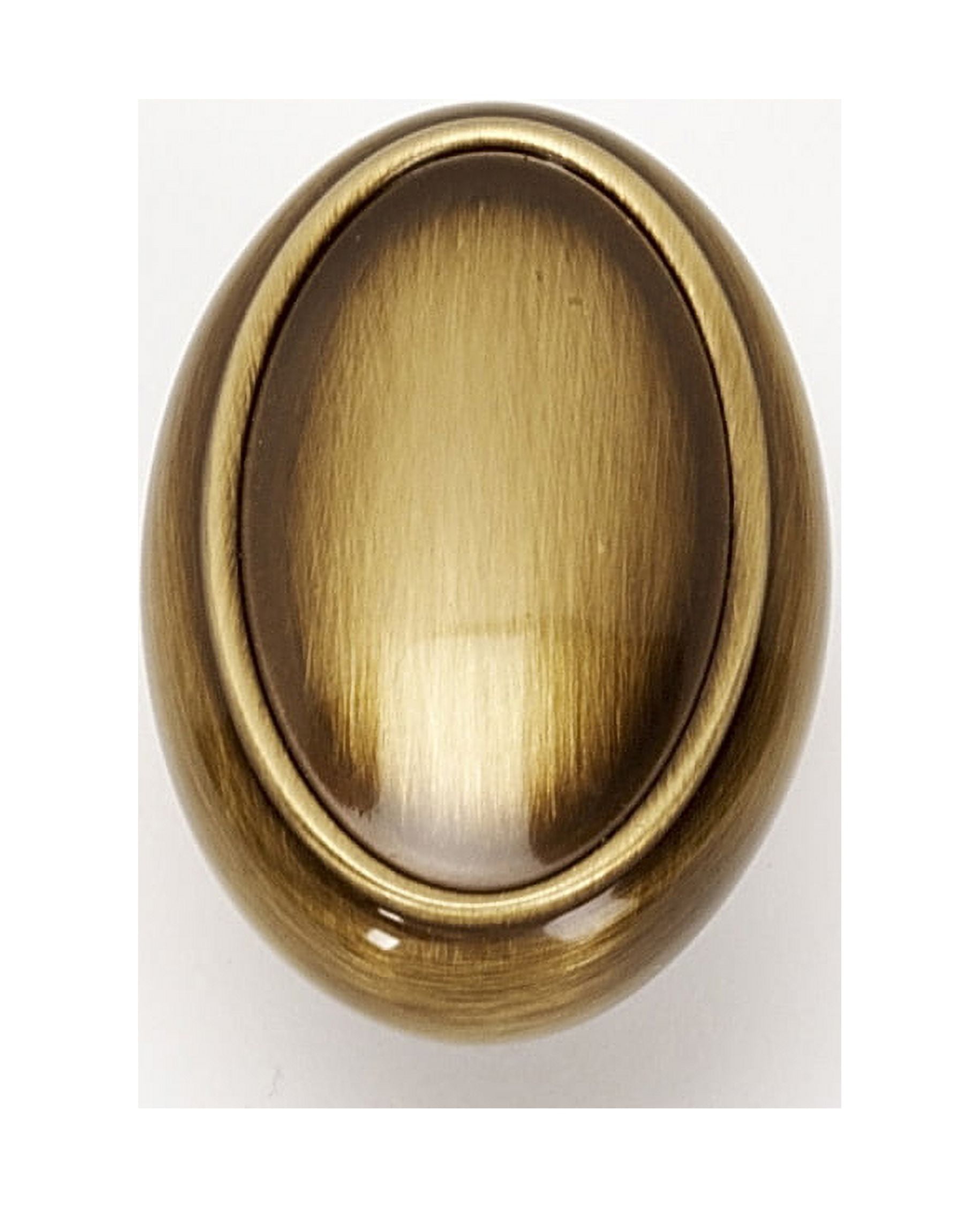 Alno Classic Traditional 1-1/2" Oval Cabinet Knob - Antique English