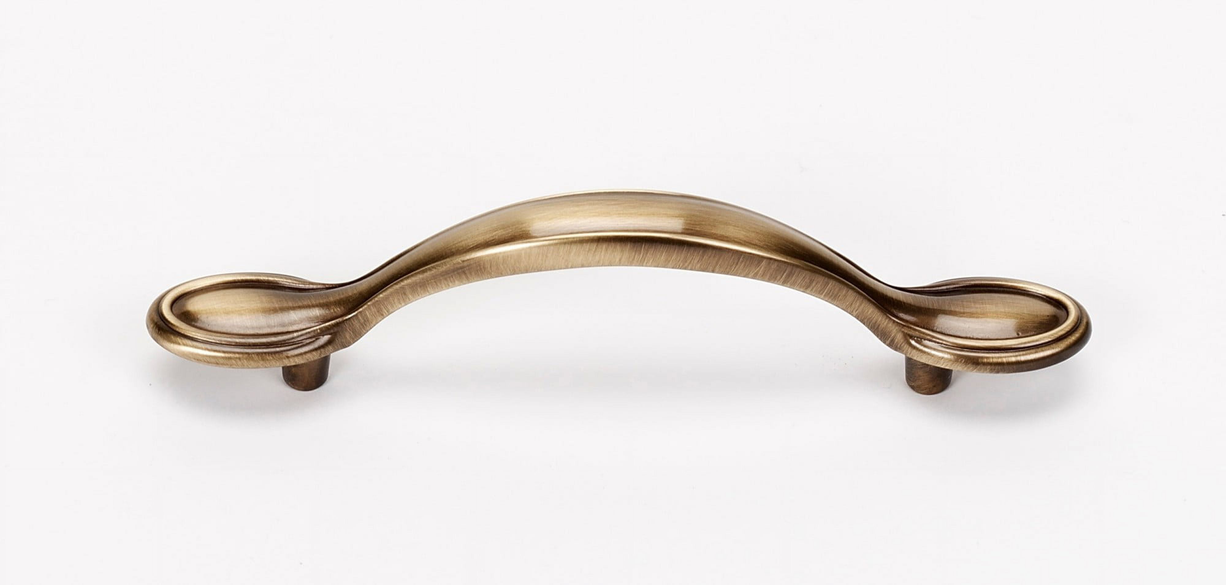Classic Traditional 3 1/2" Center Arch Pull, Antique English