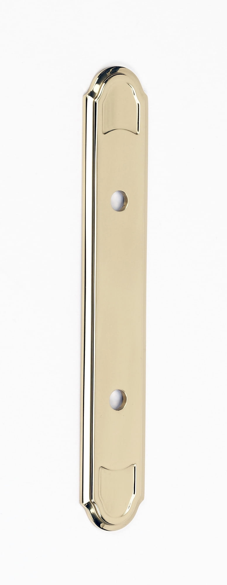 Classic Unlacquered Brass 7-3/4" Cabinet Backplate