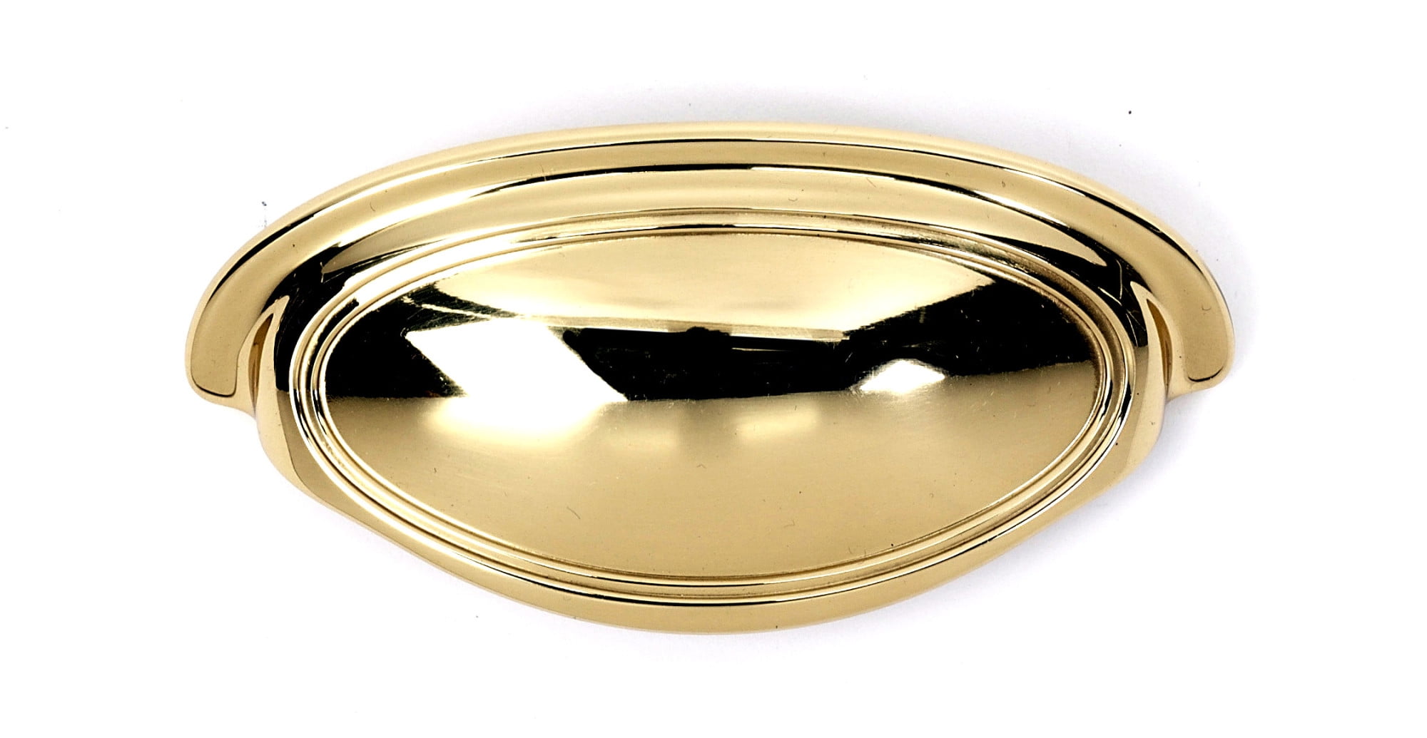 Alno 3" Cup Pull - Polished Brass