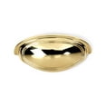 thumbnail image 1 of Alno A1570-3 Classic Traditional 3" Center To Center Solid Brass Cabinet Cup Pull / Drawer, 1 of 1