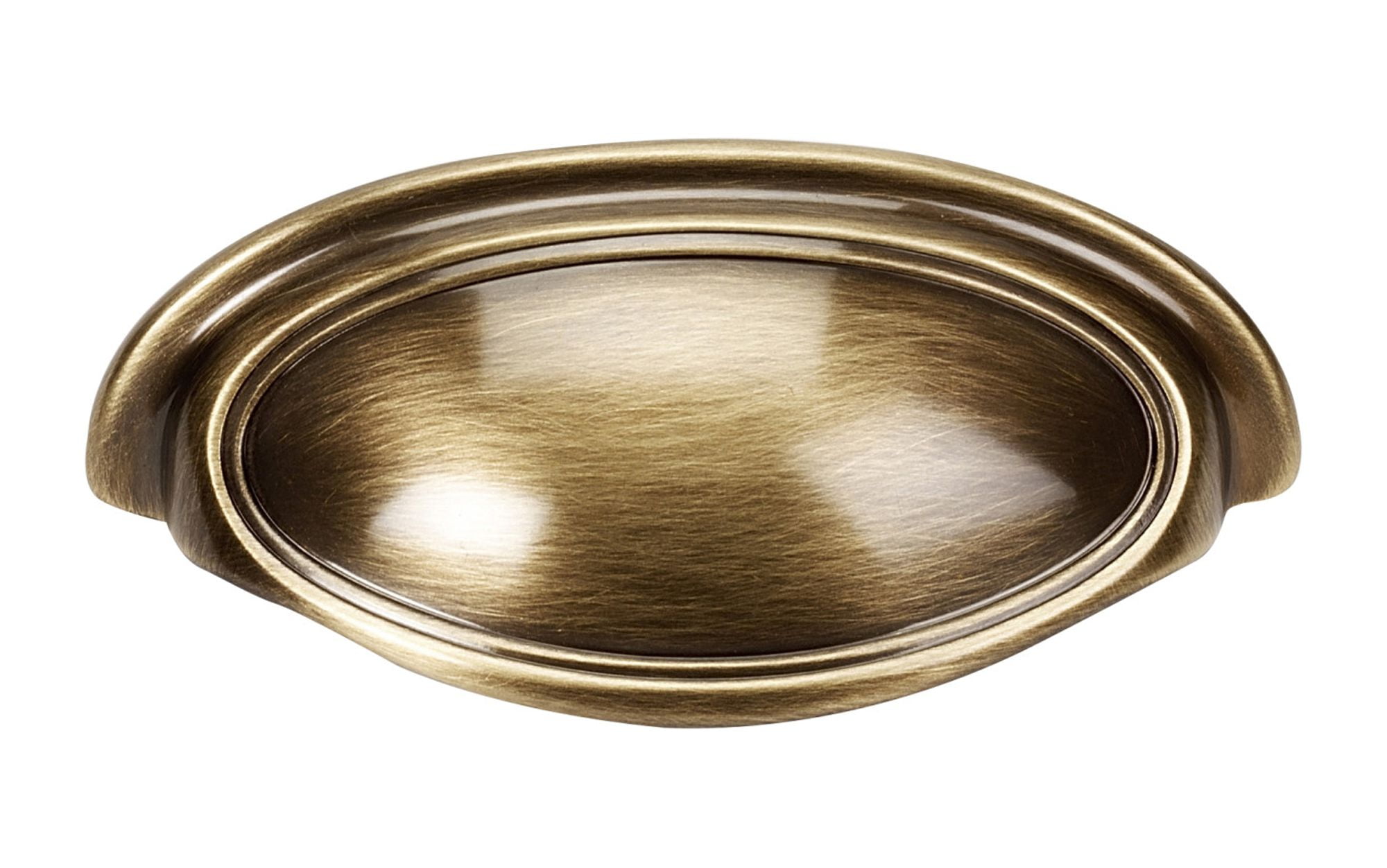 Alno A1571-35-AE Classic Traditional 3-1/2" Cabinet Cup Pull Antique English