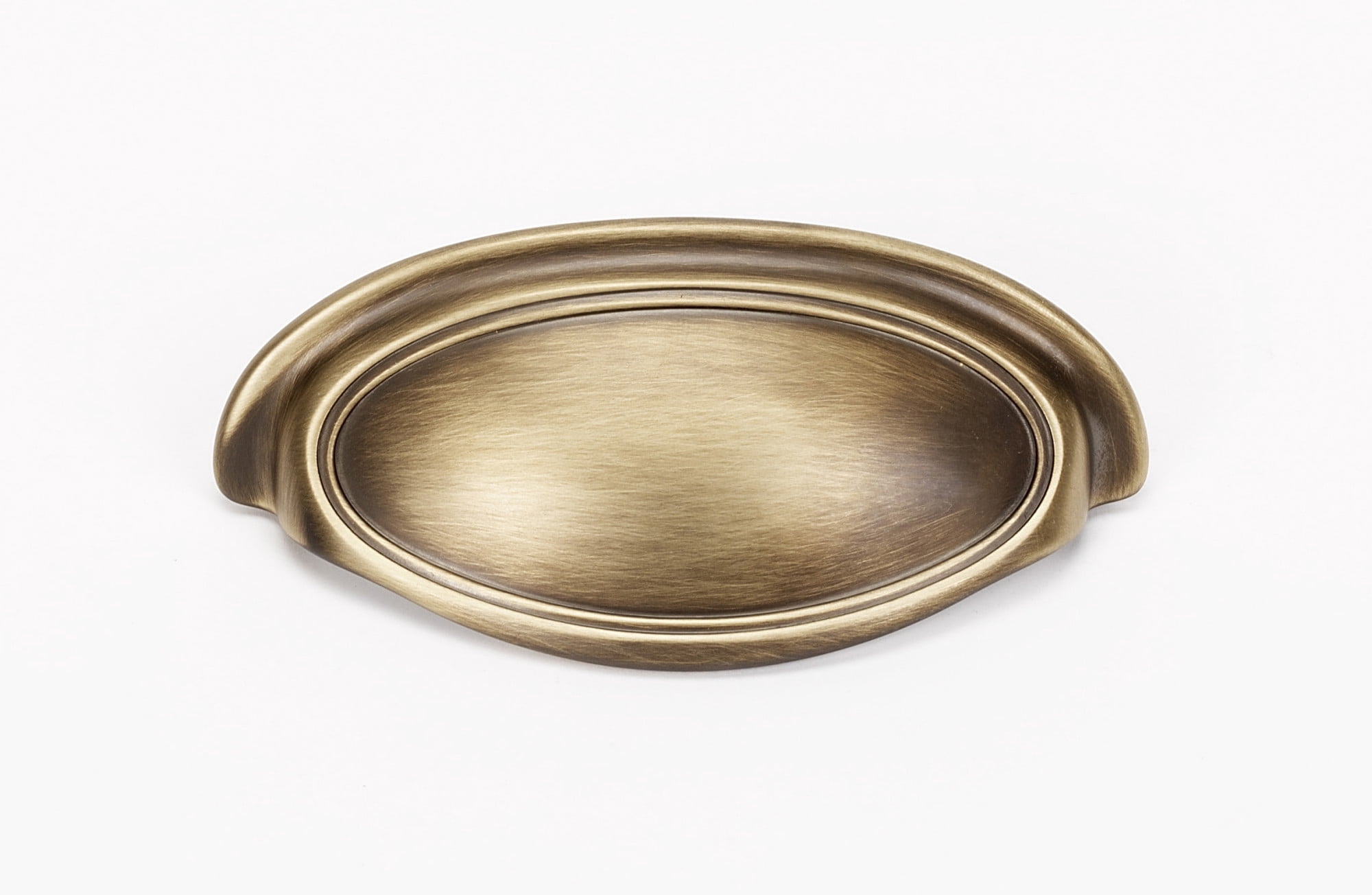 Classic Traditional 3 1/2" Center Cup/Bin Pull, Antique English Matte