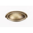 thumbnail image 1 of Classic Traditional 3 1/2" Center Cup/Bin Pull, Antique English Matte, 1 of 7