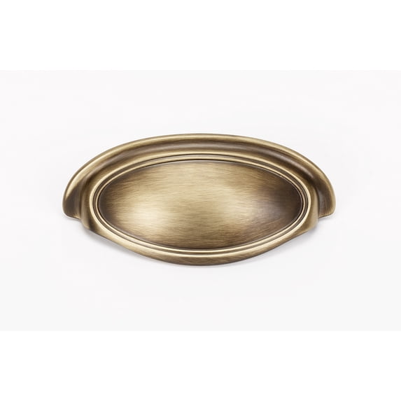 Classic Traditional 3 1/2" Center Cup/Bin Pull, Antique English Matte