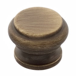 Alno 3/8" Bread Box Knob - Antique English Matte