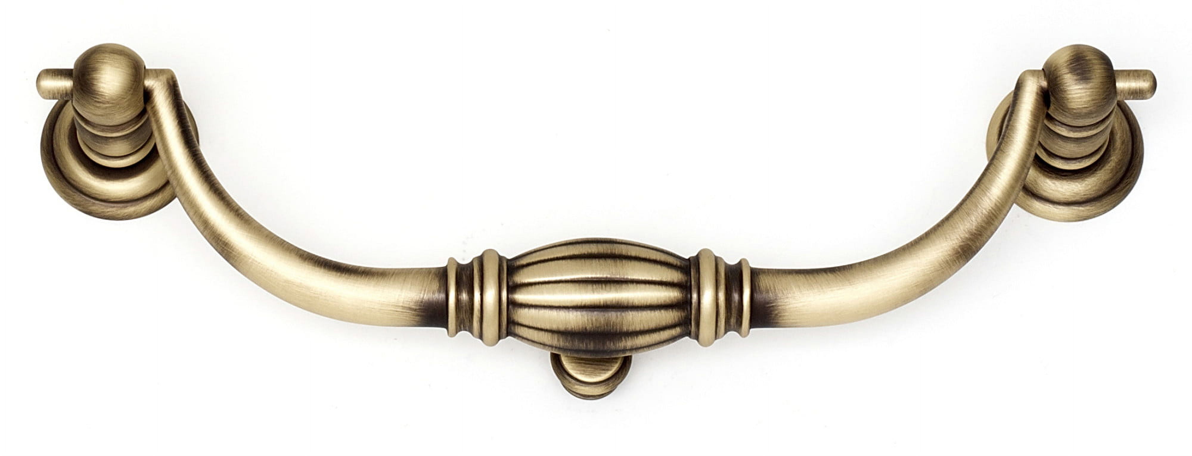 Alno 6" Bail Pull - Antique English Matte
