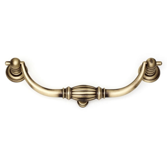 Alno 6" Bail Pull - Antique English Matte