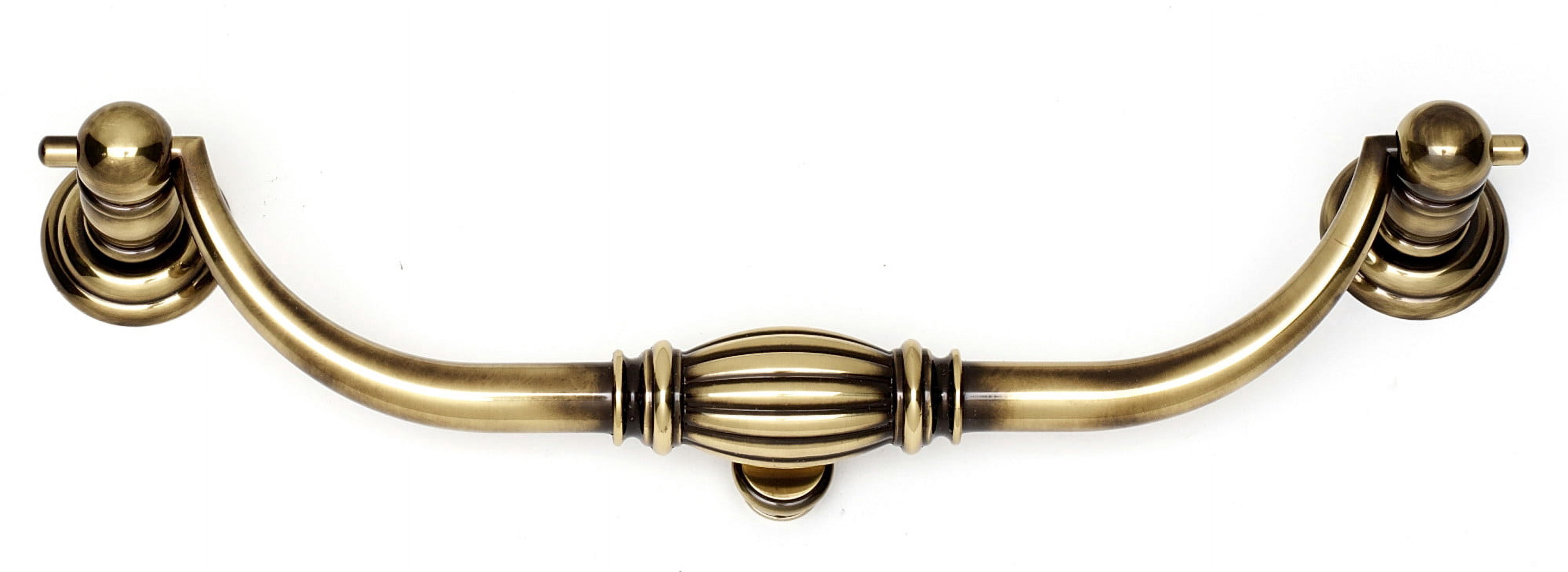 Alno A233-8-PA Tuscany Bail Pull Polished Antique