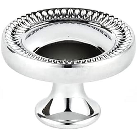 Alno A240-14 Regal 1-1/4" Traditional Ridged Edge Solid Brass Mushroom Cabinet Knob /