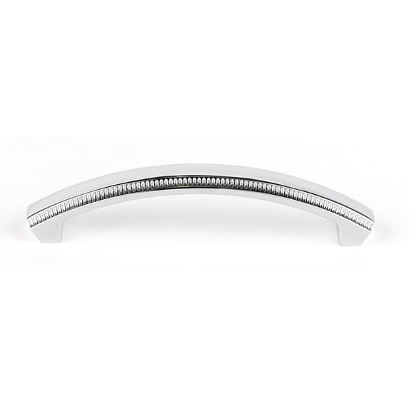 Regal 6" Center Arch Pull, Polished Chrome