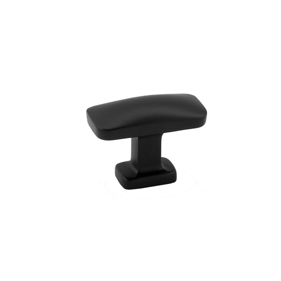 Alno A252-38-MB Cloud 1-1/2" Rectangular Convex T Bar Solid Brass Cabinet Knob / Drawer