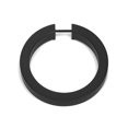 thumbnail image 1 of Alno A2661-3 Convertibles 3" Flat Round Cabinet Ring Pull - Bronze, 1 of 4