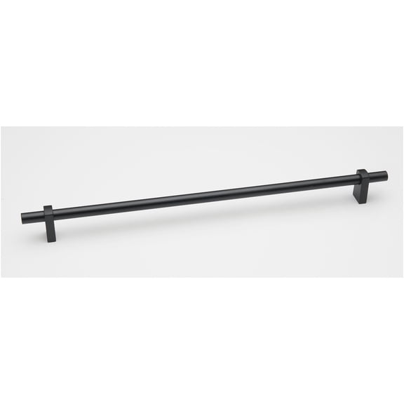 Alno A2801-12 Vita Bella 12" Center To Center Modern Smooth Bar Large Cabinet Pull /