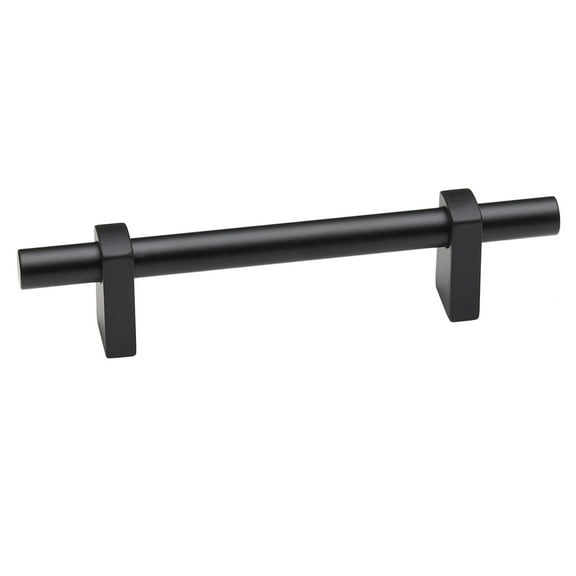 Alno A2801-3 Vita Bella 3" Center To Center Modern Smooth Bar Cabinet Pull - Black