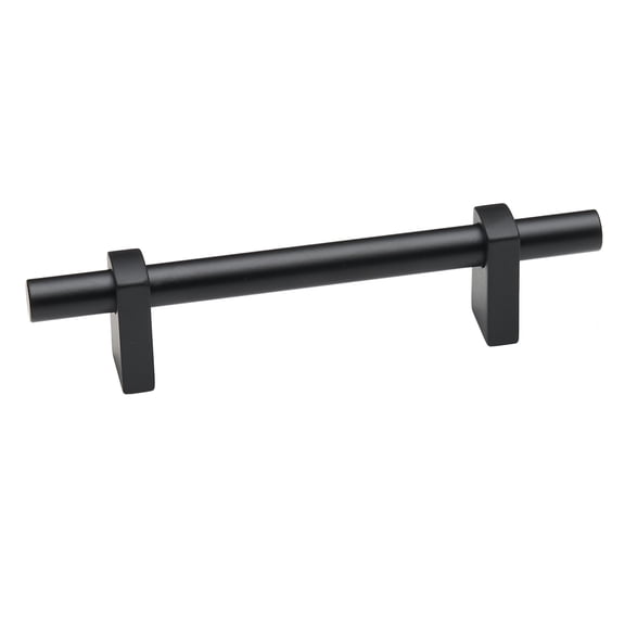 Alno A2801-4 Vita Bella 4" Center To Center Modern Smooth Bar Cabinet Pull - Black