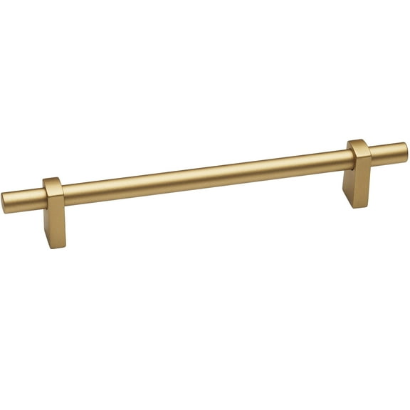 Alno A2801-6 Vita Bella 6" Center To Center Modern Smooth Bar Cabinet Pull - Champagne