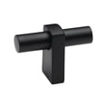 thumbnail image 1 of Alno A2801-MB Vita Bella 1-3/4" Modern Smooth "T" Bar Cabinet Knob / Drawer Bar Knob -, 1 of 1