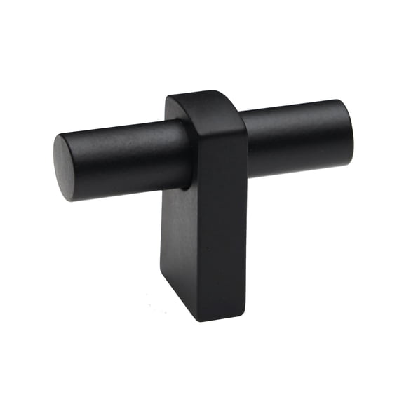Alno A2801-MB Vita Bella 1-3/4" Modern Smooth "T" Bar Cabinet Knob / Drawer Bar Knob -