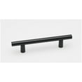 thumbnail image 1 of Alno A2802-35 Vita Bella 3-1/2" Center To Center Modern Smooth Bar Cabinet Pull - Black, 1 of 1