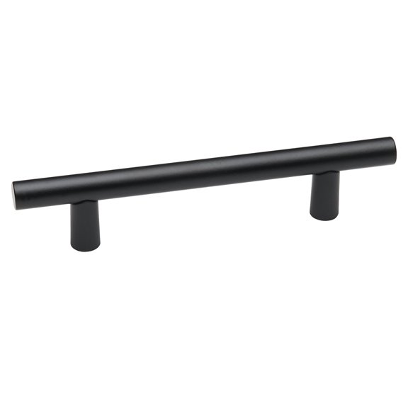 Alno A2802-4-MB Vita Bella 4" Center To Center Modern Smooth Bar Cabinet Pull - Black