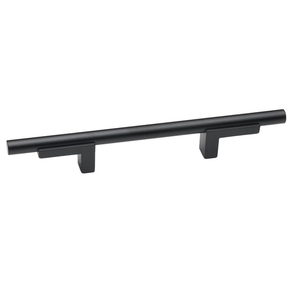 Alno A2803-35 Vita Bella 3-1/2" Center To Center Modern Smooth Bar Cabinet Handle - Black