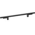 thumbnail image 1 of Alno A2803-8-MB Vita Bella 8" Center To Center Modern Smooth Bar Cabinet Pull - Black, 1 of 6