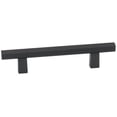 thumbnail image 1 of Alno A2805-4-MB Quadrato 4" Center To Center Modern Smooth Square Cabinet Bar Handle /, 1 of 2