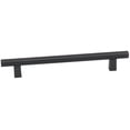 thumbnail image 1 of Alno A2805-6-MB Quadrato 6" Center To Center Modern Smooth Square Cabinet Bar Handle /, 1 of 2