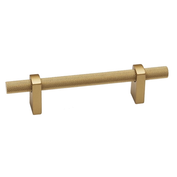 Alno A2901-3-CHP Vita Bella 3" Center To Center Modern Industrial Knurled Bar 5" Cabinet
