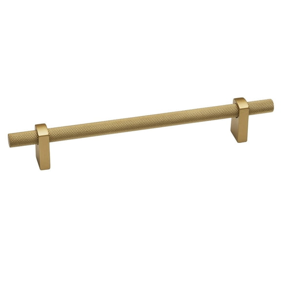 Alno A2901-6 Vita Bella 6" Center To Center Modern Knurled Bar Handle Cabinet Pull -