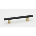 thumbnail image 1 of Alno A2902-35 Vita Bella 3-1/2" Center To Center Modern Knurled Bar Cabinet Pull -, 1 of 1
